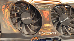 Gigabyte GeForce GTX 560 Ti Super OC, 1000MHz di GPU