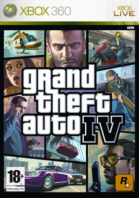 Grand Theft Auto IV - cover XBox 360