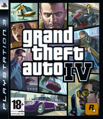 Grand Theft Auto IV - cover PlayStation 3