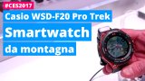 Dal vivo in video al CES il nuovo Casio WSD-F20, smartwatch da trekking
