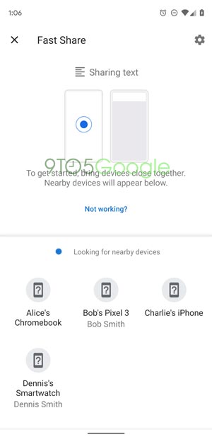 Fast Share di Google