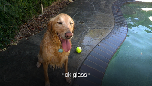 Google Glass, viewfinder