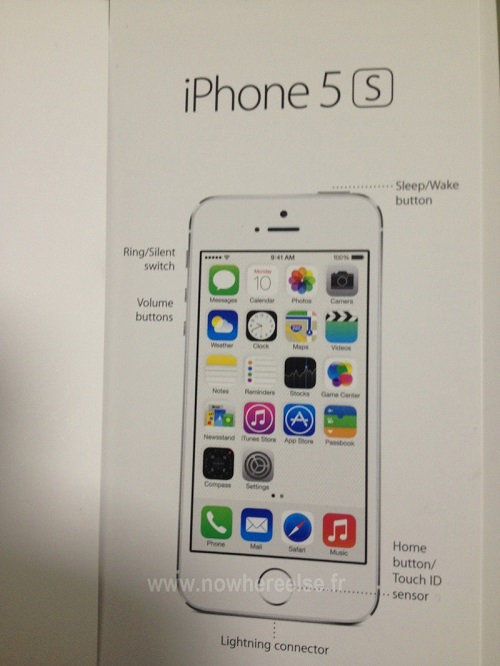 Manuale iPhone 5S Touch ID