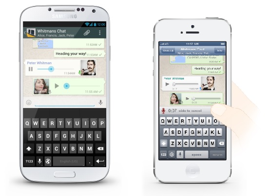 WhatsApp conversazioni vocali 300 milioni utenti attivi