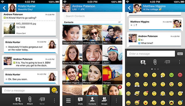 BlackBerry Messenger, BBM, iOS