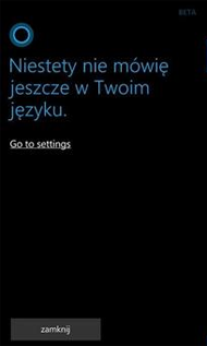 Cortana in polacco