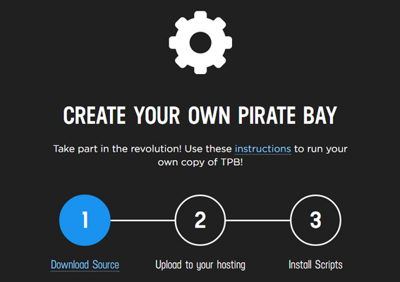 Creare il proprio The Pirate Bay