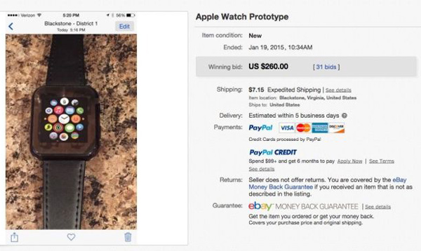 Apple Watch falso