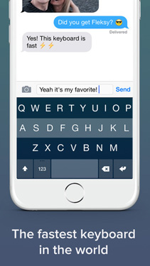 Fleksy, tastiera per iOS 8