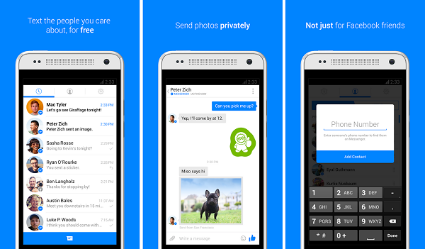 Facebook Messenger, aggiornamento 3.0 Android