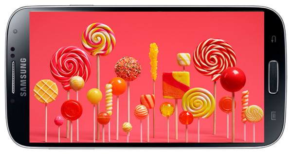 Samsung Galaxy S4 con Lollipop