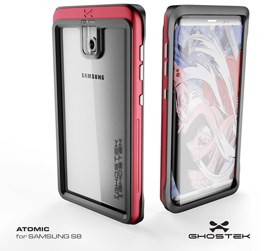 Samsung Galaxy S8 con cover Ghostek