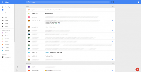 Gmail, nuovo design in prova