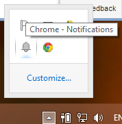 Google Now, Chrome Canary, Notifiche su Windows