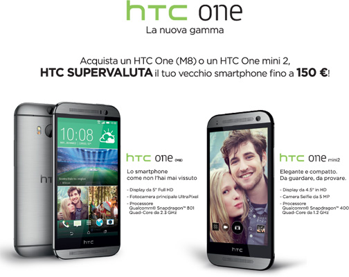 HTC Supervaluta il tuo usato, promozione