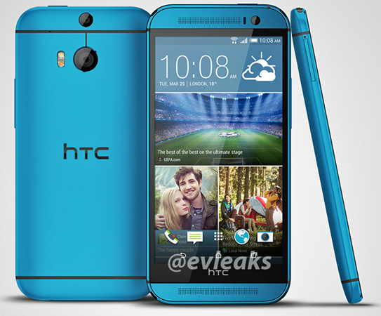HTC One (M8) in blu