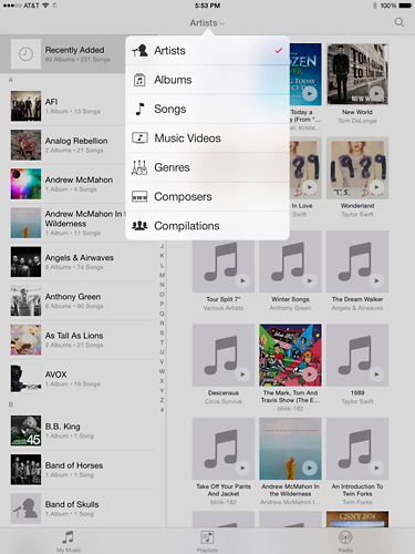 iTunes su iOS 8.4 beta per iPad