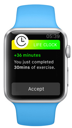 Life Clock su Apple Watch