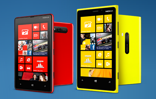 Nokia Lumia 920, 820