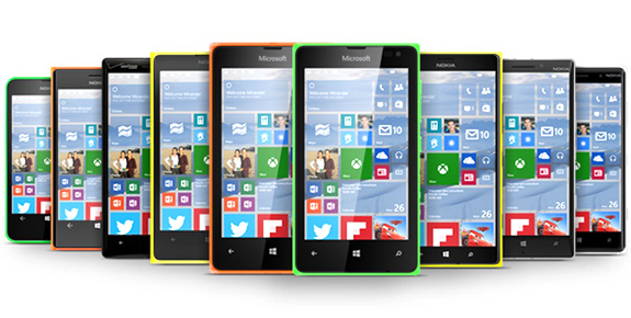 Windows 10 su smartphone Lumia