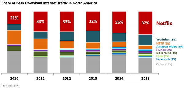 Netflix, statistiche contro la pirateria