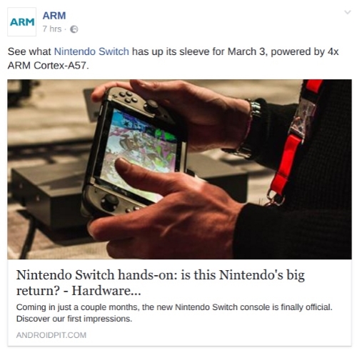 Nintendo Switch ARM