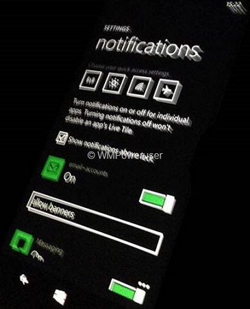 Windows Phone 8.1, centro notifiche
