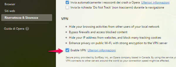 opera vpn
