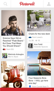 Pinterest per Windows Phone