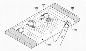 Samsung Galaxy, brevetto smartphone a tre facce