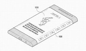 Samsung Galaxy, brevetto smartphone a tre facce