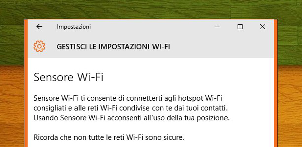 Sensore WiFi