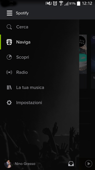 Spotify, nuova interfaccia Android