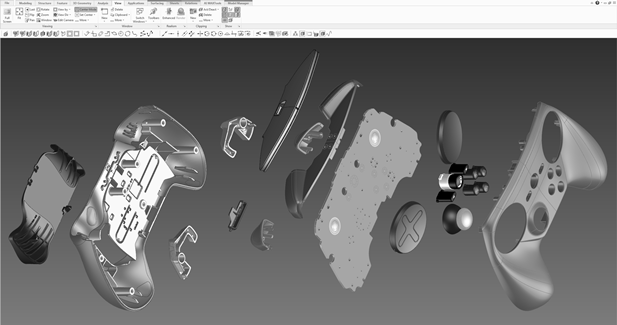 Steam Controller cad