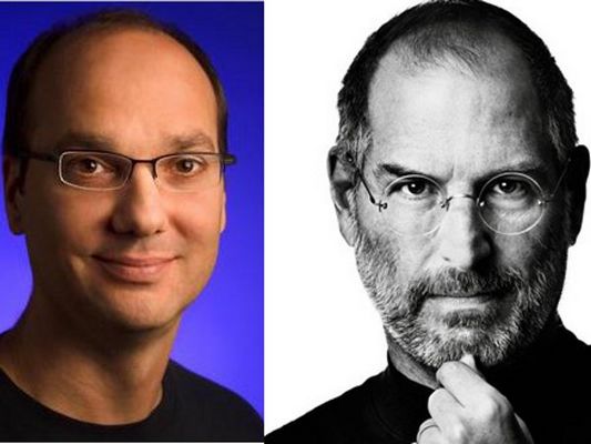 Steve Jobs e Andy Rubin