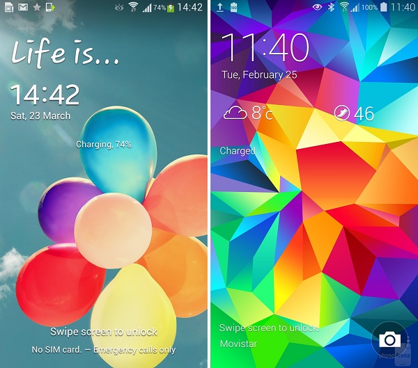 TouchWiz: old vs new