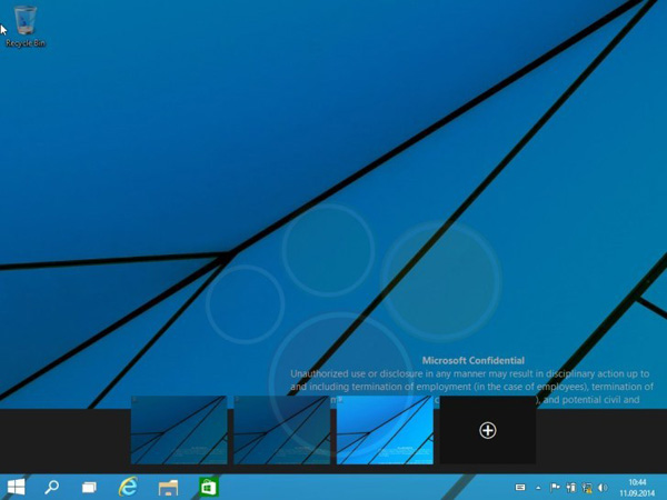 Windows 9, virtual desktop