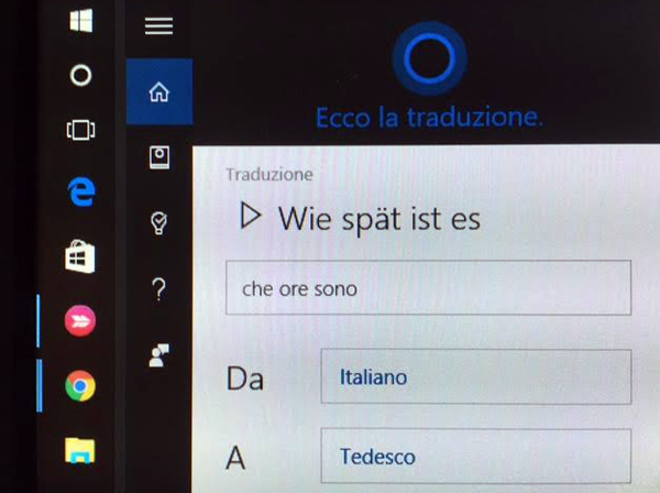 Cortana Windows 10
