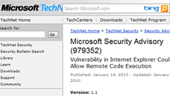 Microsoft Internet Explorer per Francia e Germania pericoloso