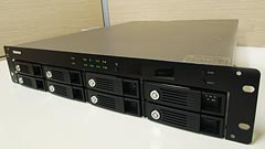 QNAP TS-809U-RP, lo storage in formato rack