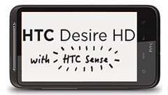 HTC Desire HD: foto, video su display da 4,3 pollici