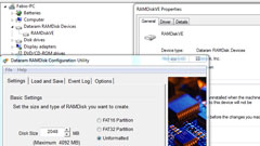 Dataram RAMDisk per lo storage sulla RAM del PC