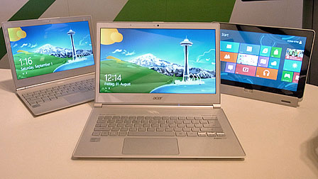 Tablet Acer W510, W700 e Ultrabook S7  per Windows 8 