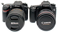 Nikon D7100 e Canon EOS 70D: reflex a confronto