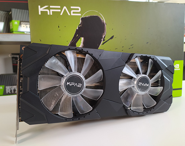 KFA2 GeForce RTX 2060 Super EX (1-Click OC), il dissipatore abbassa  temperatura e rumorosità