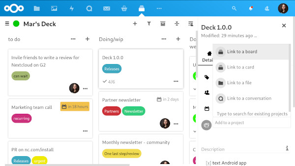 Nextcloud Deck