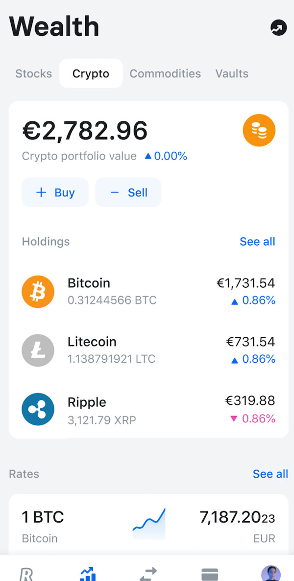 revolut crypto