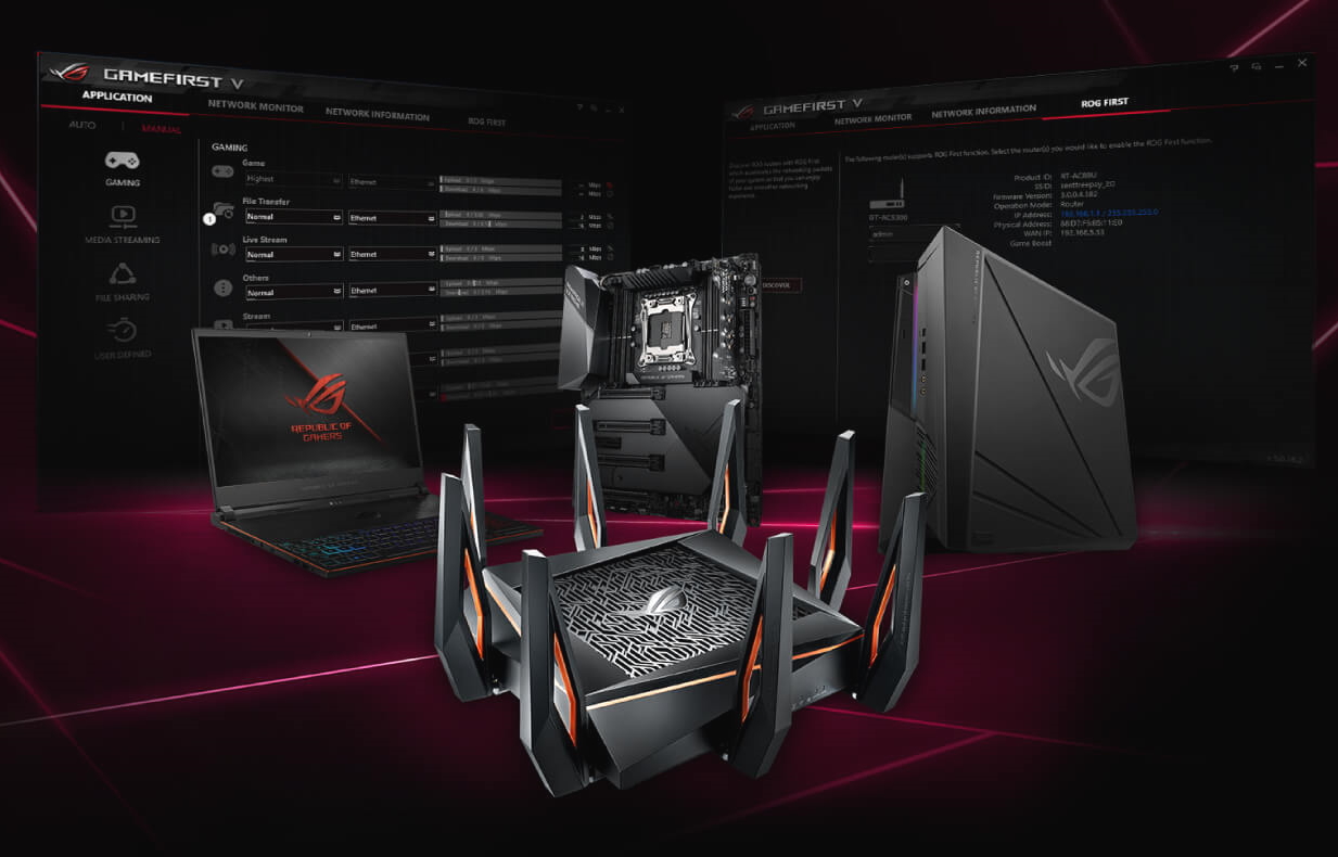 Asus router gaming