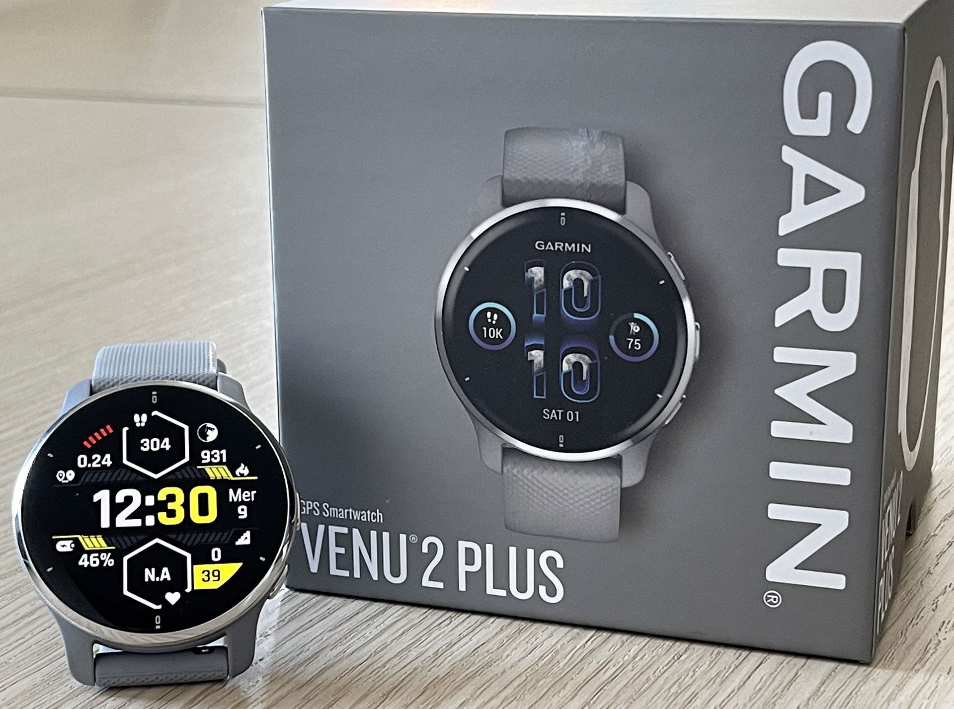 Garmin Venu 2 Plus GPS Smartwatch - silver/gris clair - BIKE24