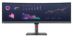 Lenovo ThinkVision P49w-30, ultrawide 32:9 da 49 pollici per la produttività